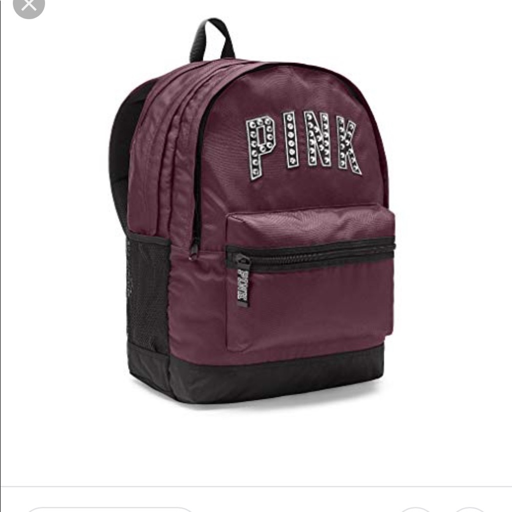 New PINK burgundy backpack✨